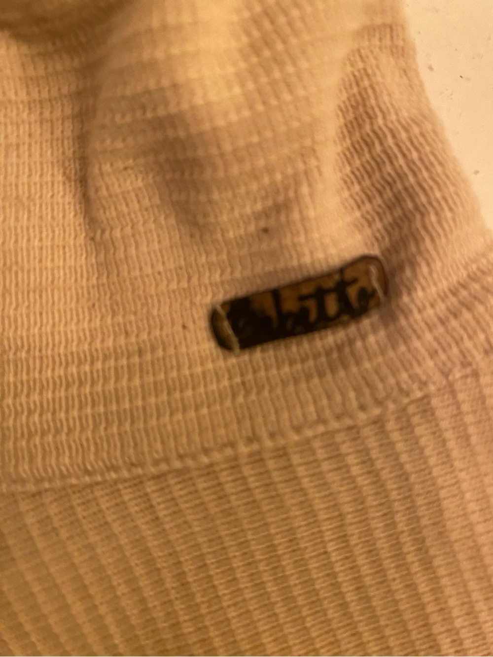 Kids Beige Textured Bucket Sun Hat Neutral Summer Hat